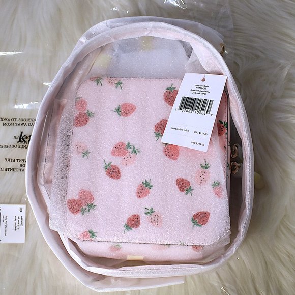 kate spadedaisy strawberries crossbody